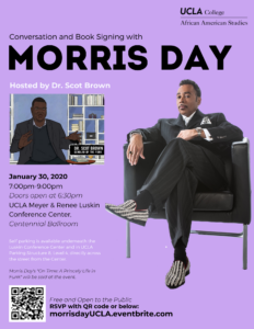 Conversation with Morris Day Flyer