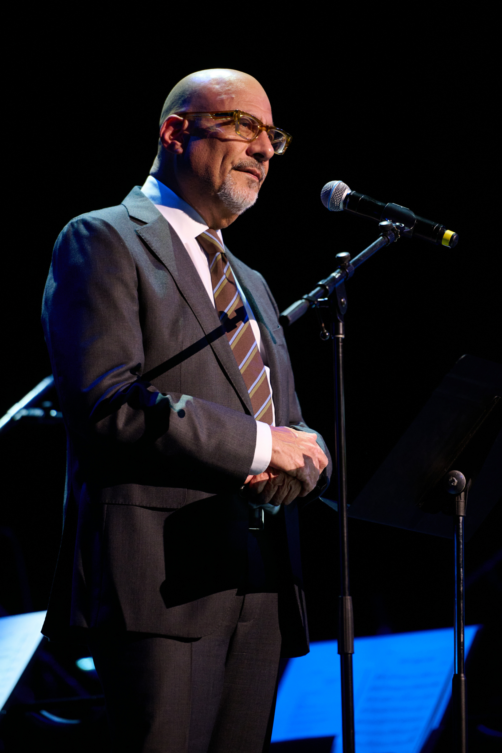 Juneteenth Day Dean Abel Valenzuela Jr talking on stage